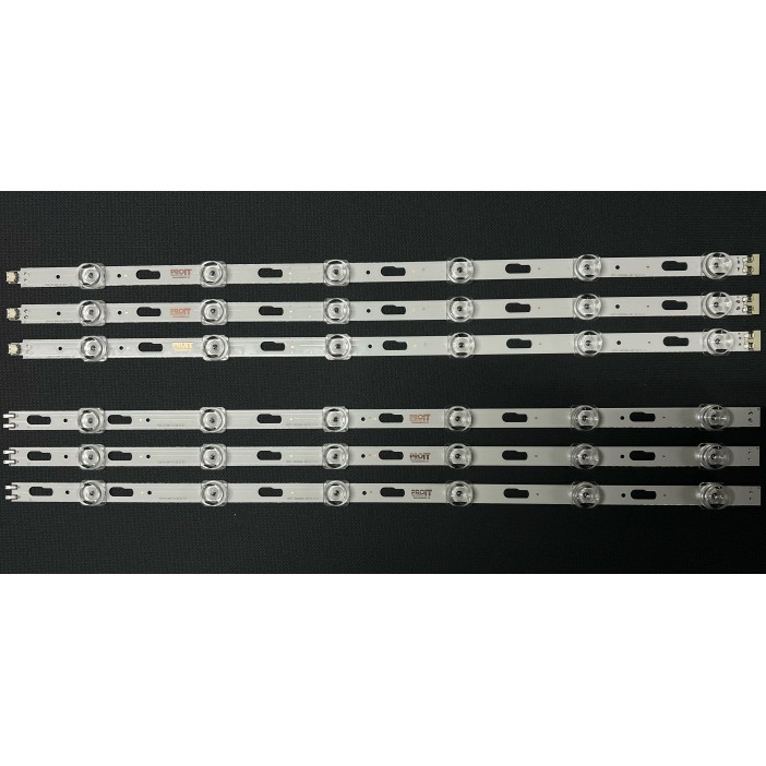 Set barete Samsung 50" - 3 barete x 12 leduri (6 + 6) - 3V - 963mm - V0T7-500SMA-R0 + V0T7-500SMB-R0 - JL.D500C1330-408AL/R-M AR