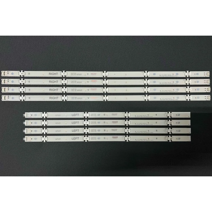 Set barete LG 49" - 4 barete x 9 leduri - 4L + 4R - 4 + 5 leduri - 3V - 443mm + 553mm - NC490DUEAAFX1