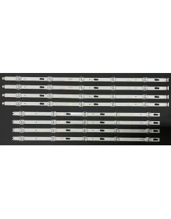 Set barete Samsung 55" - 4 barete x 10 leduri (5 + 5) - 3V - 1085mm - LM41-00871A / 907A + LM41-00872A / 908A