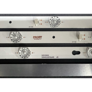Set barete LED alte marci 32" - 2 barete x 6 leduri - 6V - 560mm