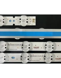 Set barete LG 50" - 3 barete x 8 leduri - 6V - 520mm - SSC_50UK63/65_INX - HC500DQN-VCUR/L