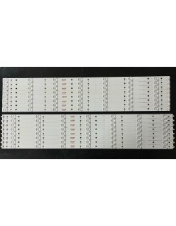 Set barete Philips 65" - 8 barete x 14 leduri  (7 + 7) - 3V - 1300mm - LB-PC3030-GJUHD658X14ADM2-L-H + LB-PC3030-GJUHD658X14ADM2