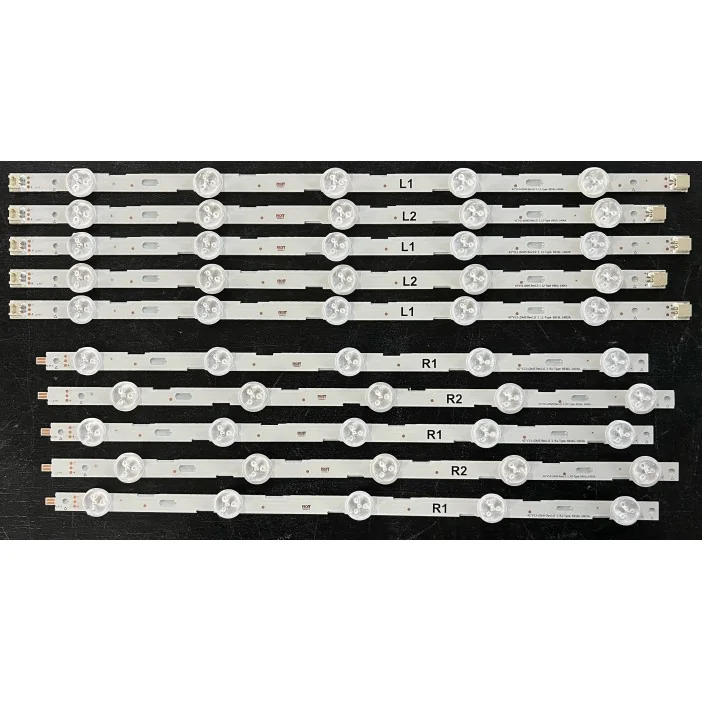 Set barete LG 42" - 5 barete x 10 leduri - 3V - 400 - 414 - 430 - 442mm - 6916L-1402A&nbsp;+&nbsp;1403A + 1404A + 1405A