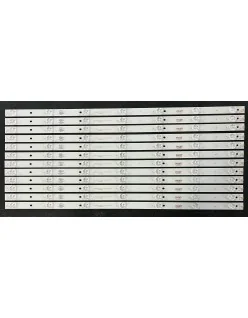 Set barete alte marci 65" - 12 barete x 7 leduri - 6V - 615mm - MS-L1356 V2 - CX65D07-ZC22AG-04