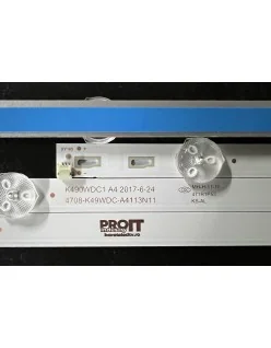 Set barete alte marci 49" - 8 barete x 4 leduri - 6V - 477mm - K490WDC1 A4 - 4708-K49WDC-A4113N01