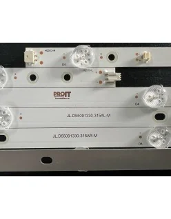 Set barete alte marci 55" - 5 barete x 9 leduri (4 + 5) - 3V - 1050mm - JL.D55091330-140CL-M + JL.D55091330-140CR-M