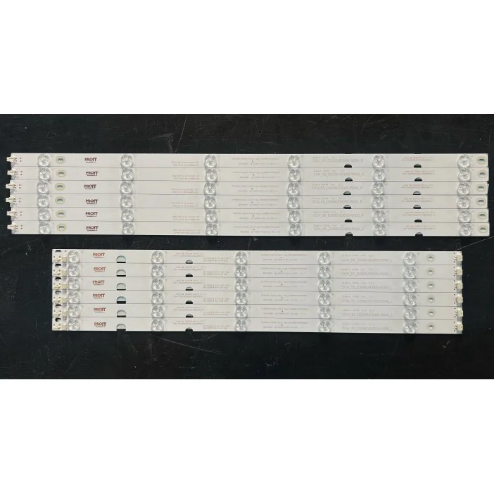 Set barete alte marci 55" - 6 barete x 11 leduri (5 + 6) - 3V - 1110mm - LB-C550F14-E4-S-G1-DL9/DL10 - LB55061 Set barete alte marci 55" - 6 barete x 11 leduri (5 + 6) - 3V - 1110mm - LB-C550F14-E4-S-G1-DL9/DL10 - LB55061