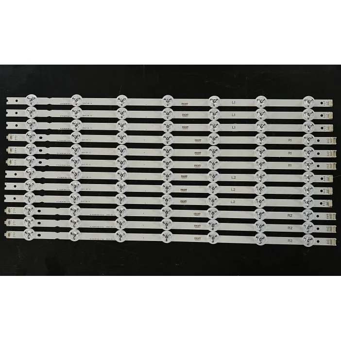 Set barete Philips 55" - 6 barete x 10 leduri (5 + 5) - 3R1+3L1+3R2+3L2 - 3V - 55" V14 DRT Rev0.0