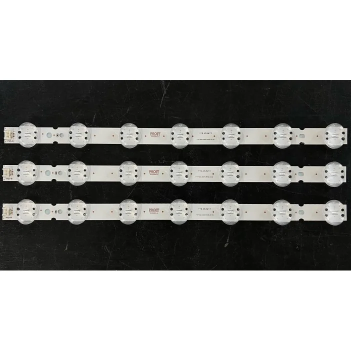 Set barete LG 43" - 3 barete x 7 leduri - 6V - 424mm - BOE LED-Y21-43UP75 - SSC_Trident_43NANO79_S