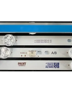 Set barete alte marci 32" - 2 barete x 6 leduri - 3V - 551mm - JL.D32061330-078ES-M_V01 + JL.D32061330-078FS-M_V01