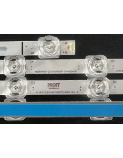 Set barete Hisense 50" - 3 barete x 14 leduri (8 + 6) - 3V - 915mm - CRH-BX500X1U913030T031498T-REV1.0