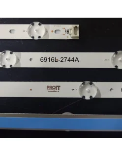 Set barete LG 43" - 3 barete x 8 leduri - 3V - 842mm - UHD 1 - 6916L-2744A