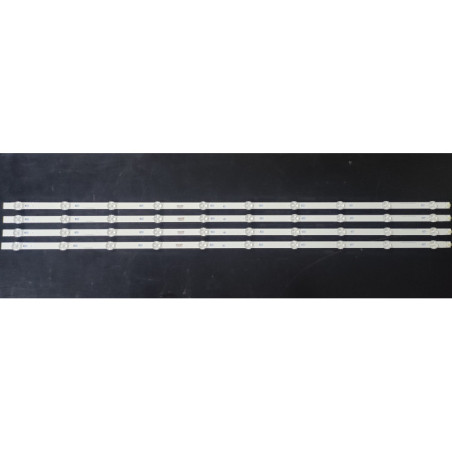 Set barete Philips 43" - 4 barete x 10 leduri - 3V - 840mm - IC-B-AOAG43DA28 - LB-GM3030-GJPHP434X10AUS2-X