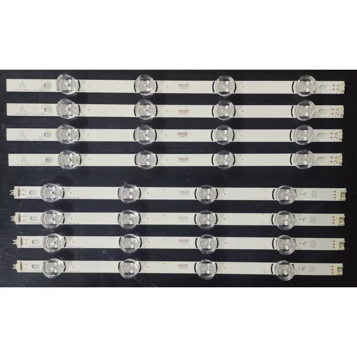 Set barete LG 39" - 4 barete x 8 leduri (4 + 4 leduri) - 4A + 4B - 6V - 39LB