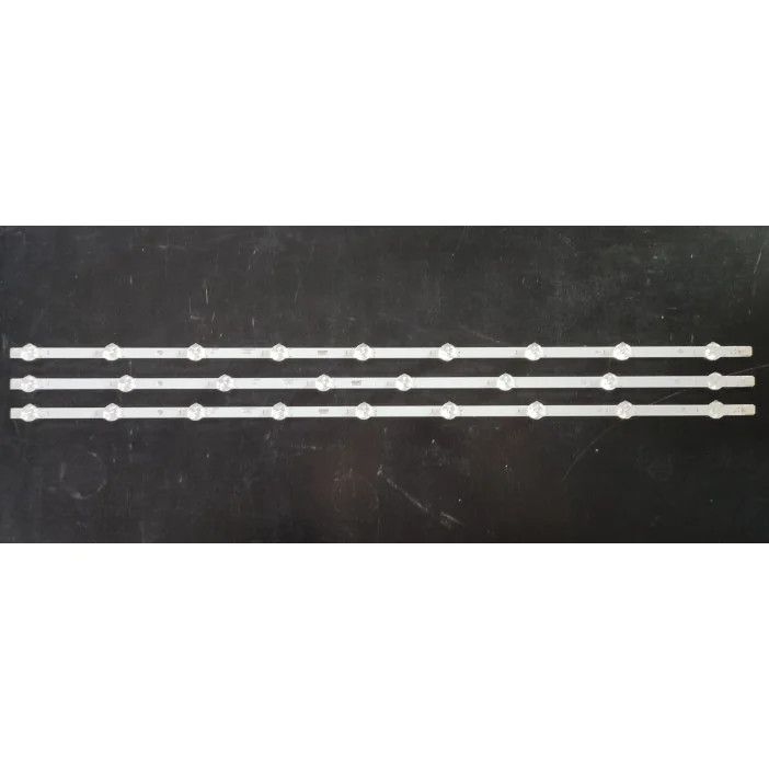 Set barete Vestel / Toshiba / Telefunken 39" - 3 barete - 2 barete x 9 leduri + 1 bareta x 8 leduri - 3V - 725mm