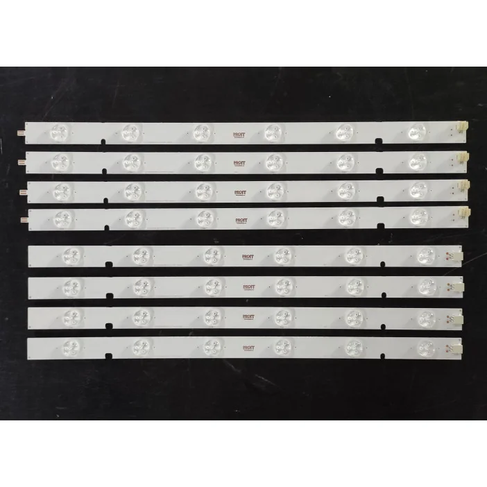 Set barete Toshiba 39" 40" - 8 barete x 6 leduri, 3V, 805mm, (4 barete L + R)