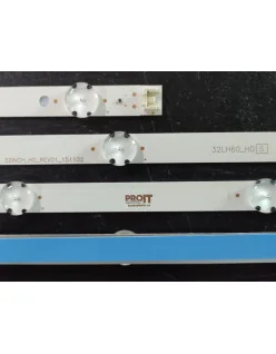 Set barete LG 32" - 2 barete x 6 leduri - 3V - 615mm - 32LH60_HD