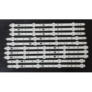 Set barete Vestel / Philips / alte marci 40" - set 10 barete, 3A+2B+3C+2D - 3V - SVS400A73 - SVS400A79