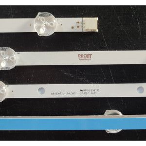 Set barete Vestel / Nei 43" - 4 barete x 7 leduri - 2A+2B - 3v - 805mm - LB43007 - 17DLB43VLXR1