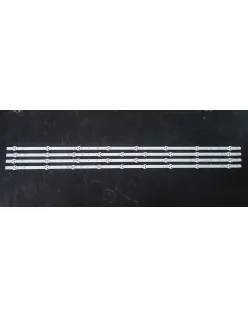 Set barete alte marci 43" - 4 barete - 2A x 8 leduri + 2B x 9 leduri, 3V, 817mm - 17DLB43VER3