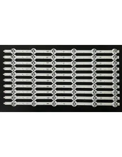 Set barete Philips 48" - 10 barete x 6 leduri - 3V - 505mm - SVS480A07_REV3_6LED_140124 - BN96-01202A