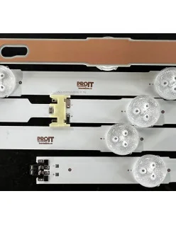 Set barete Samsung 65" - 8 barete x 14 leduri - 3V - 1344mm - V5DU-650DCA-R1 + V5DU-650DCB-R1