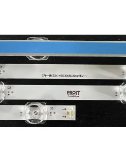 Set barete Hisense 32" - 2 barete x 5 leduri - 3V - 535mm - CRH-BX32X1H30300502019REV1.0