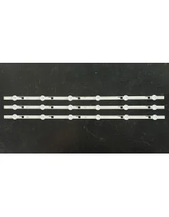 Set barete Toshiba - 32" - 3 barete x 6 leduri - 3V - 621mm - Core 32" 6PKG Rev 0.2