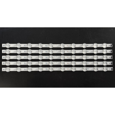 Set barete LG 60" - 5 barete x 10 leduri - 6V - 670mm - SSC_Trident_60UK62_S