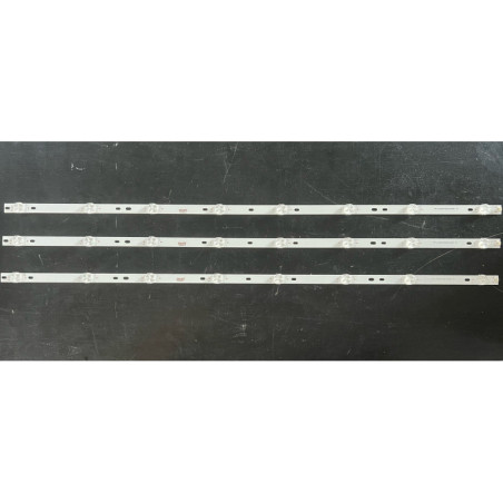 Set barete Sharp 40" - 3 barete x 8 leduri - 3V - 765mm - RF-AJ400016SS30-0801 A1