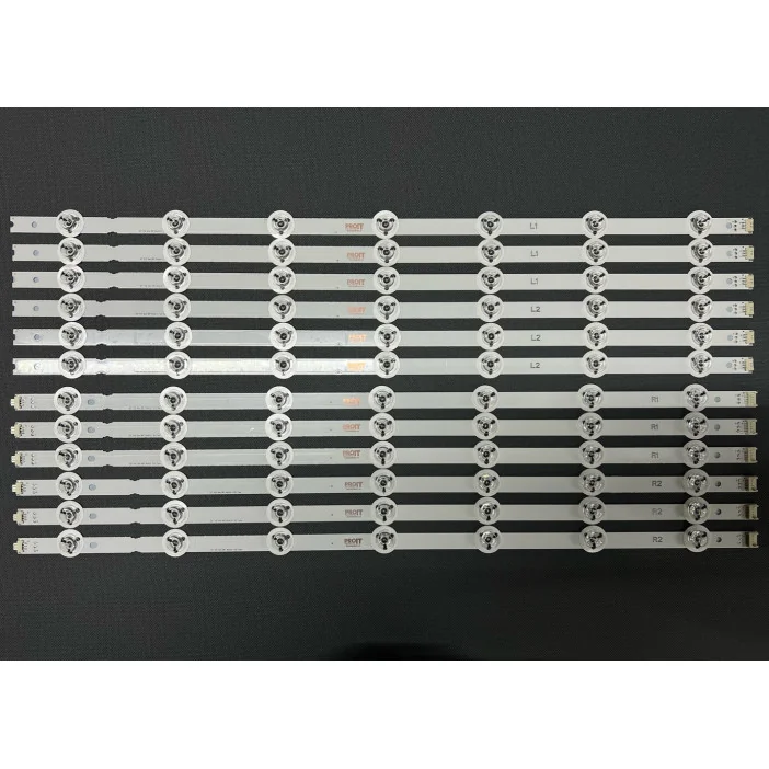 Set barete LG 55" - 6 barete x 14 leduri - 12 barete x 7 leduri - 3V - 1135mm - 3R1+3L1+3R2+3L2