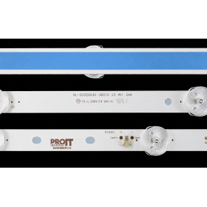Set barete LED alte marci 32" - 2 barete x 6 leduri, 6V, MS-L1815 V2, HL-00320A30, CX32D06-ZC22AG-05E - 575mm