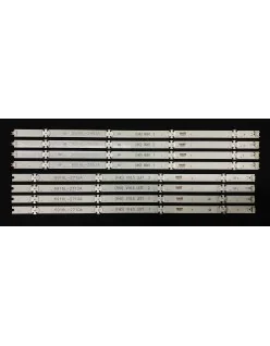 Set barete LG 49" - 4 barete x 8 leduri - 8 bucati x 4 leduri - 3V - 6916L-2453A + 6916L-2552A + 6916L-2710A + 6916L-2712A