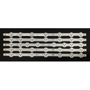 Set barete Panasonic / alte marci 39" - 5 barete - 4A x 7 leduri + 1B x 8 leduri - 3V - 355mm