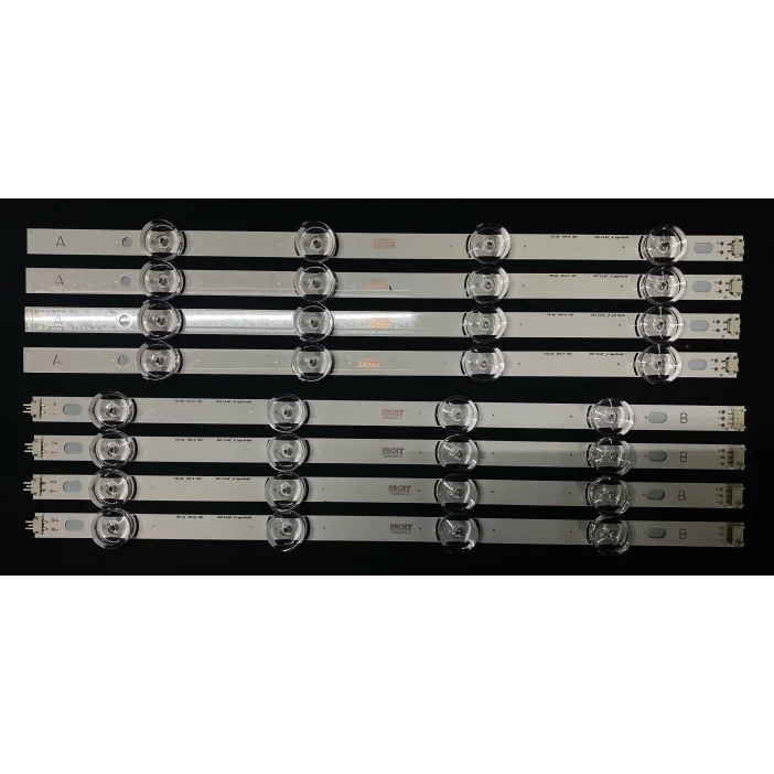 Set barete LG 40" - 4 barete x (4+4) led, 8 bucati, 4A + 4B